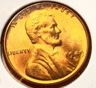1949-D Lincoln Wheat Cent Penny GEM RED BU From an Original Bank Roll