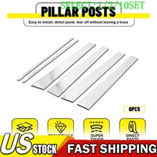 Chrome Pillar Posts 6pcs Pc Plastic Door Trim For Ford Expedition 1998-17 110x