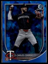 2025 Bowman Chrome Sapphire Carlos Correa #54