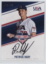2018 Panini USA Baseball Stars & Stripes Black Ink /499 Patrick Raby Auto 0bl9