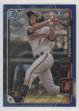 2015 Bowman Chrome Prospects Blue Wave Refractor Dariel Alvarez #BCP145 2p7