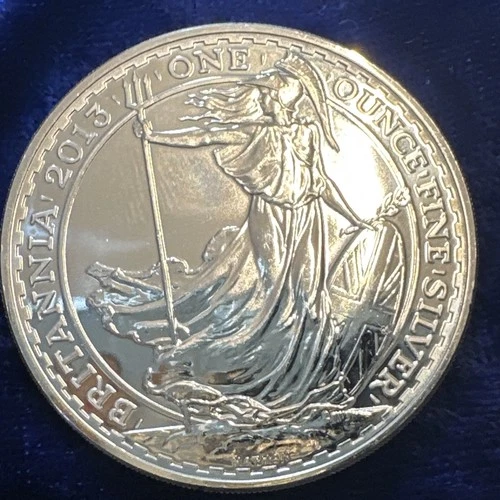 2013 Silver Britannia 1 oz — photo from the most recent tracked eBay sale