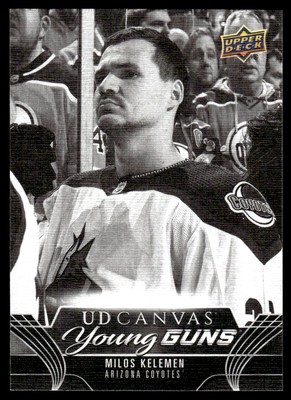 2024-25 Upper Deck UD Canvas Young Guns Black And White Milos Kelemen #C365