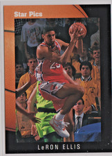 Leron Ellis Syracuse University Forward 1991 Star Pics Card # 54 NrMt