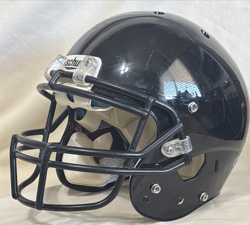Casco de fútbol americano Schutt Air XP 7890 - juvenil grande - negro con máscara negra 2009 - Imagen 2 de 8