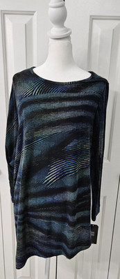 Clara Sun Woo Asymmetric Hem and Sleeves, Tunic Women s XL Multi NWT (72)