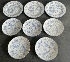 5 x BHS Bristol Blue Tea Saucers  & 3 x side plates