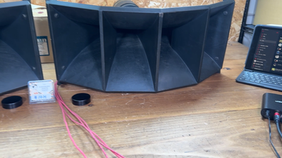 Onken SC-500 Horn + OS-500MT Titanium Driver Pair 8 ohms Japan