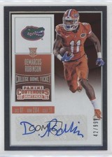 2016 Panini Contenders Draft Picks Bowl Ticket 42/99 Demarcus Robinson Auto 9r9