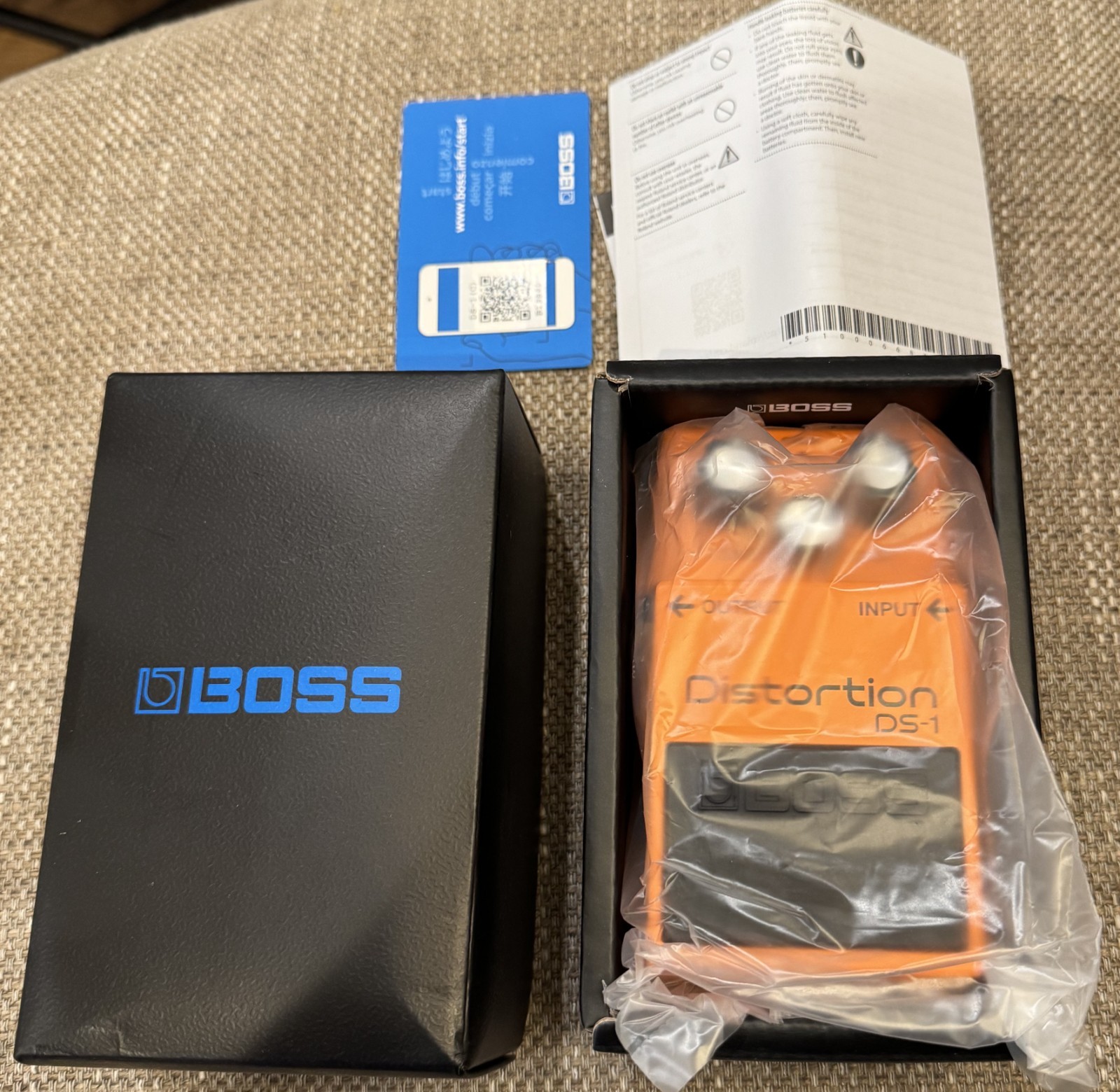 Boss DS-1 Distortion Compact Pedal New