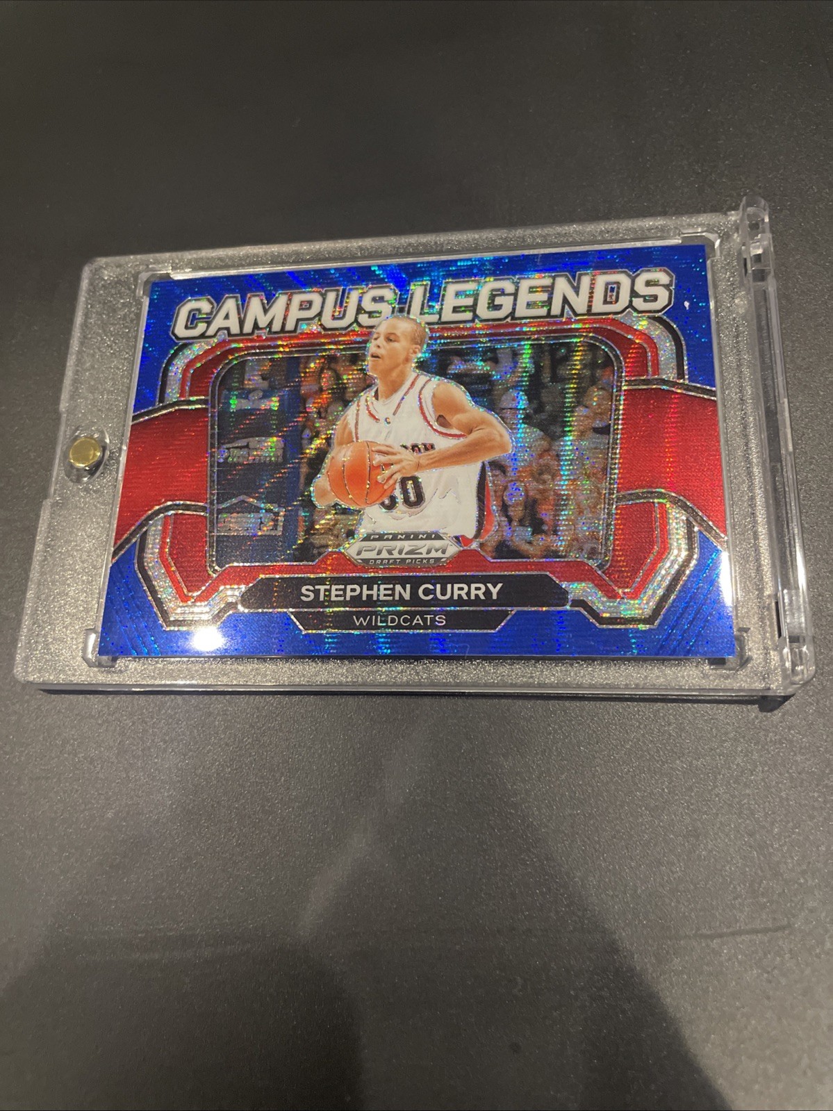 2024 Panini Prizm Draft Picks - Campus Legends Stephen Curry #2 Blue Wave  /249