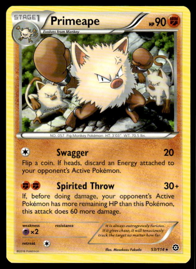 XY - Steam Siege #53/114 Primeape