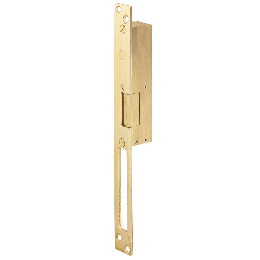 Gâche électrique encastrable 120 mm pour rénovation de porte droite