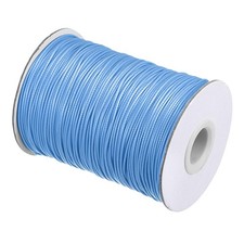 Beading Thread Bracelet Weave Craft Cord 1mm 159M/Roll, Light Blue