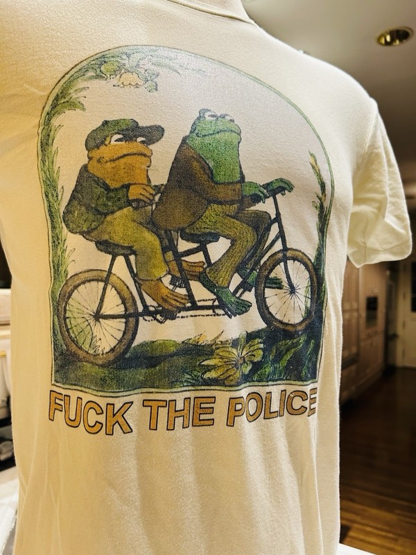 F The Police Frog And Toad Shirt Medium Classic book