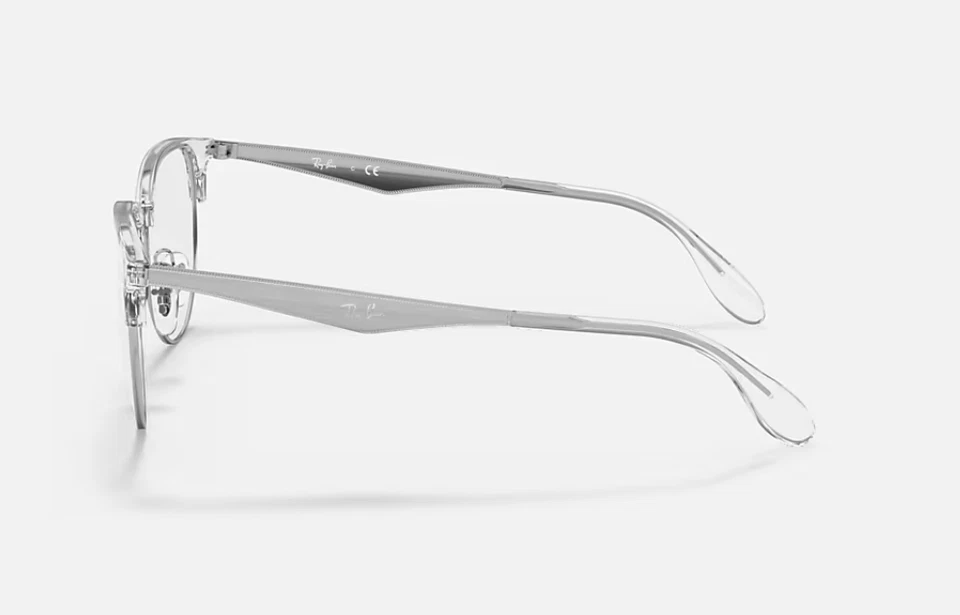 NEW RAY-BAN RB 6396 2936 CRYSTAL SILVER AUTHENTIC DESIGNER EYEGLASSES 51-19 - Image 3 of 4