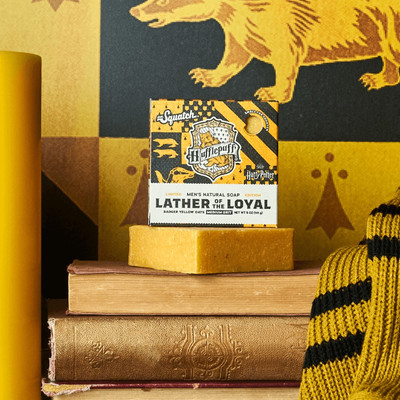 2pk Dr. Squatch Limited Edition Lather Of The Loyal Harry Potter Soap Hufflepuff