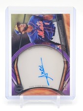 AMED ROSARIO 2018 TOPPS TRIBUTE AUTO ROOKIE PURPLE /50 #TA-ARO METS Q5194