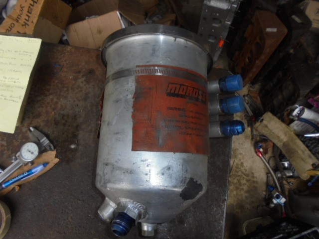 Tank 7" Od X 12" Lg 2 Gal Moroso Nhra Imca Ump Wissota Truck K&n