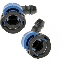 Fuel Line Connector | High Fluorine Fluorocarbon Gasket | Black | Female End 1