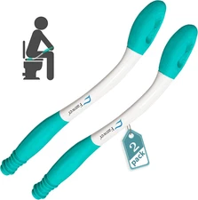 Fanwer Toilet Aids for Wiping  15.7" Long Reach Comfort Butt Wiper Tools 