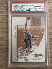 Jason Kidd Basketball New Jersey Nets Autographed Sports Trading