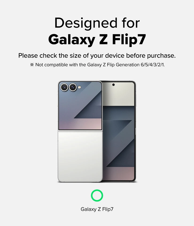 For Samsung Galaxy Z Flip 7 Protector | Ringke [Hinge Dual Easy Pro Film] - Image 3 of 4