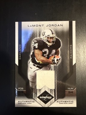 2007 Leaf Limited Lamont Jordan #73 Threads 009/100 (MEM)