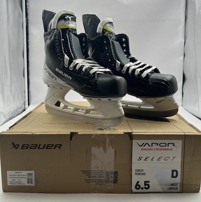BAUER VAPOR SELECT SR DYNAMIC X RESPONSIVE HOCKEY SKATES 6.5 D EU 39 1065179