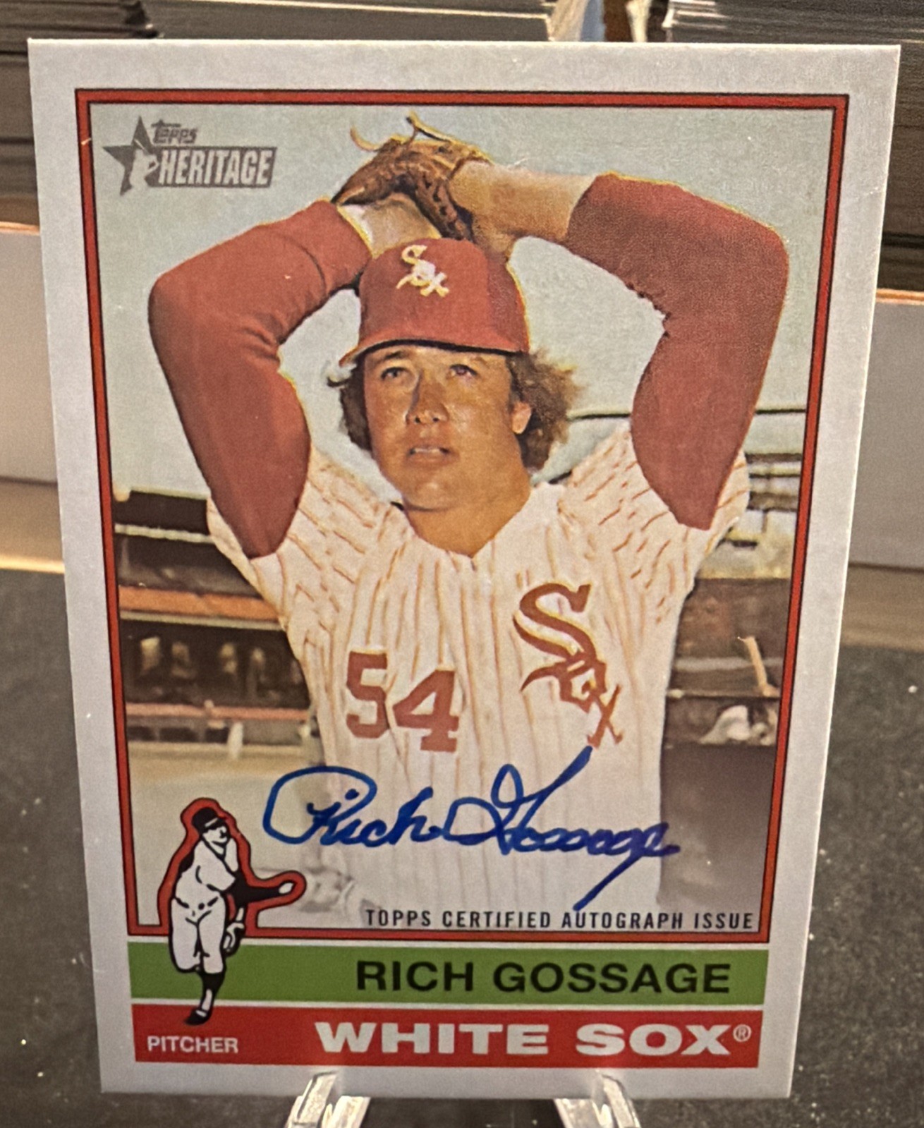 Rich Goose Gossage 2025 Topps Heritage High Number #ROA-RGO Real One Auto