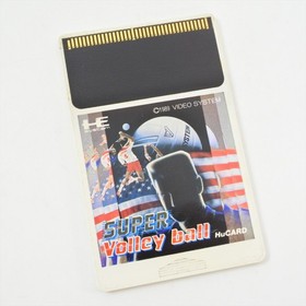 PC Engine Hu SUPER VOLLEYBALL Volley Ball Card Only pe