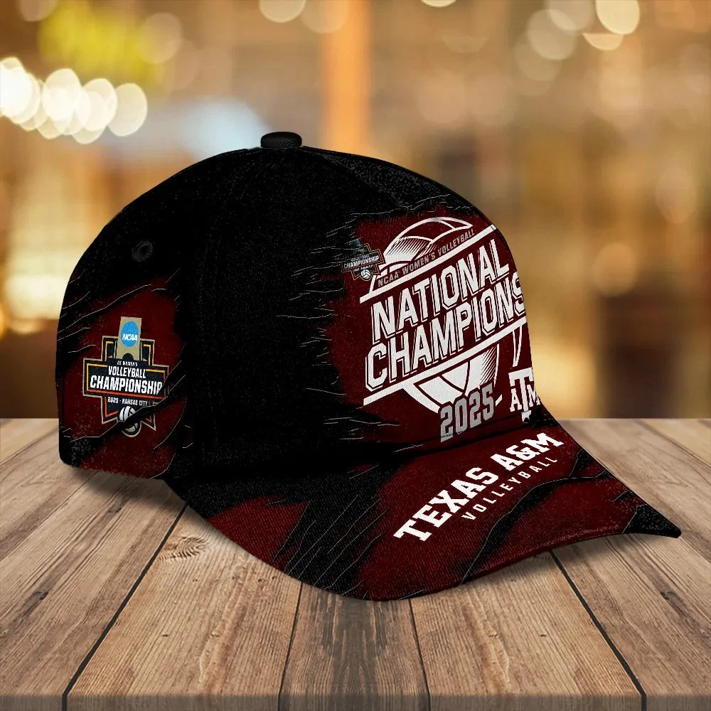 A&M Aggies Women’s 2025 Volleyball National Champions Classic Cap