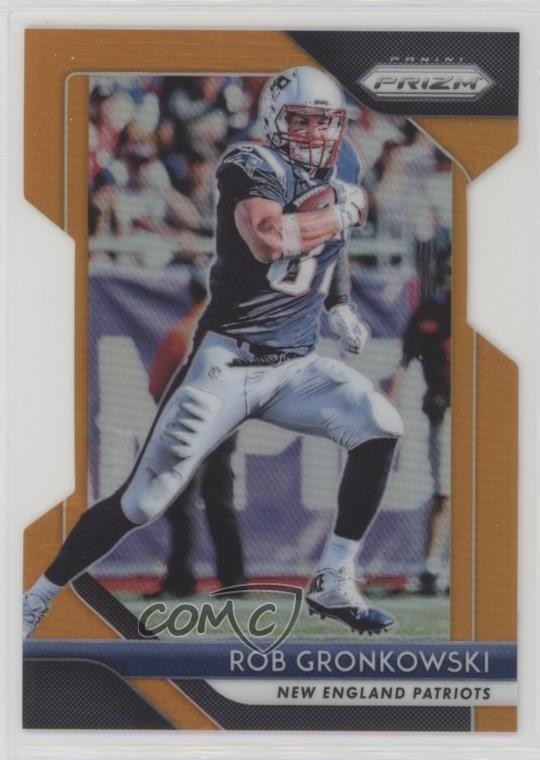 2018 Panini Prizm Orange Prizm /249 Rob Gronkowski #70