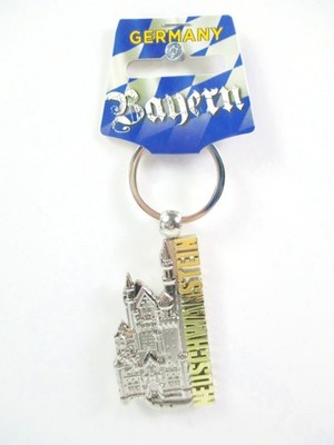Schloss Neuschwanstein Metall Schlüsselanhänger Keychain wertig Füssen Allgäu