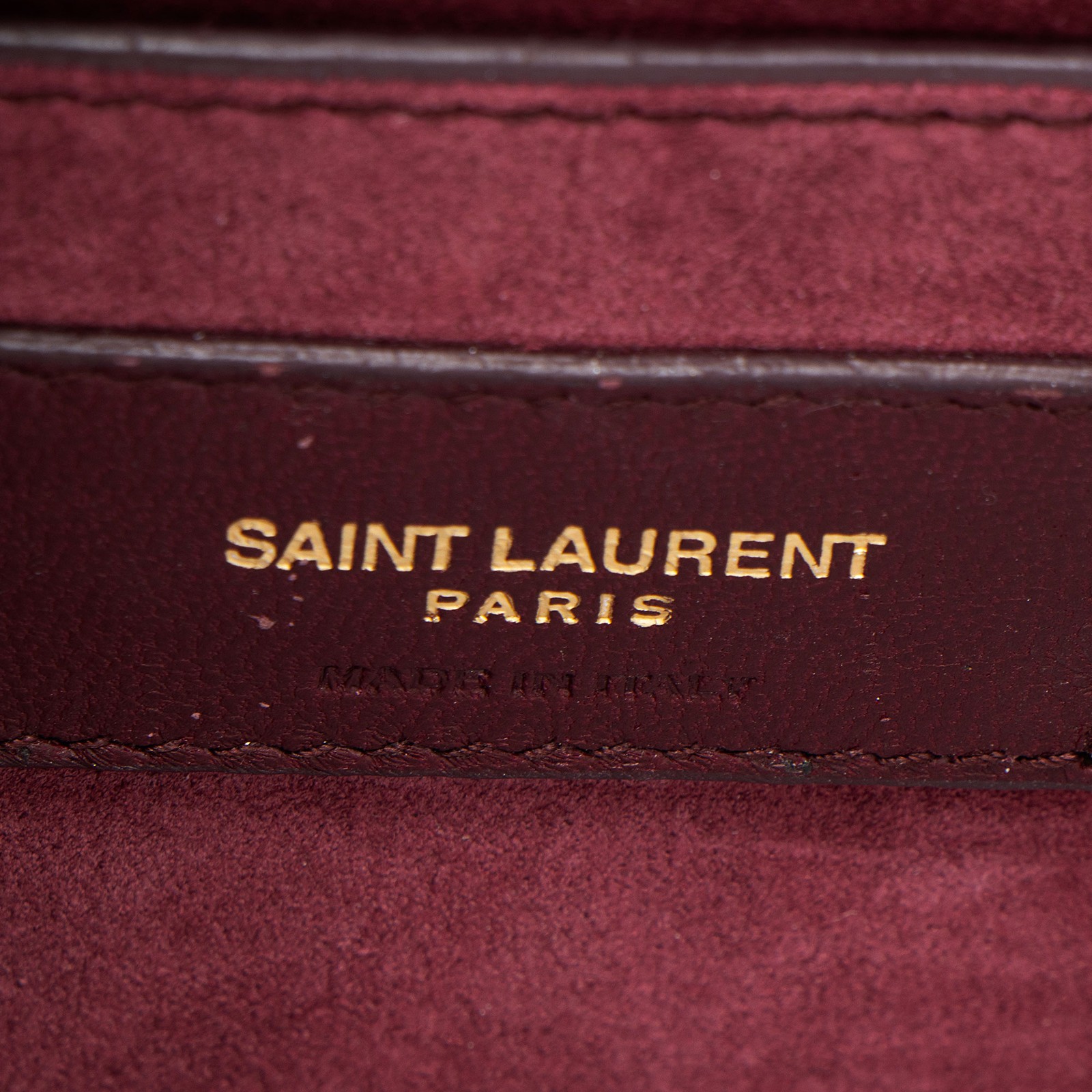 Saint Laurent Python Suede Monogram Sunset Medium… - image 8