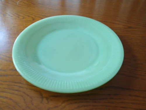 Vintage Fire King Jadeite Jane Ray Dinner Plate
