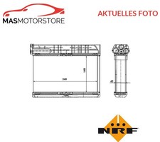WÄRMETAUSCHER INNENRAUMHEIZUNG NRF 54235 A FÜR BMW 3,E36