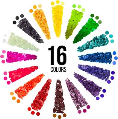 Tinte Para Velas De Color Para Velas, 16 Chips De Colorantes Populares NEW US.