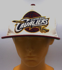 MITCHELL & NESS NBA CLEVELAND CAVALIERS FLAT BILL SNAPBACK BALL CAP HAT LBJ CAVS