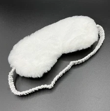 Plush Eye Masks for Sleeping. Soft Furry Blindfolds Great For Travel