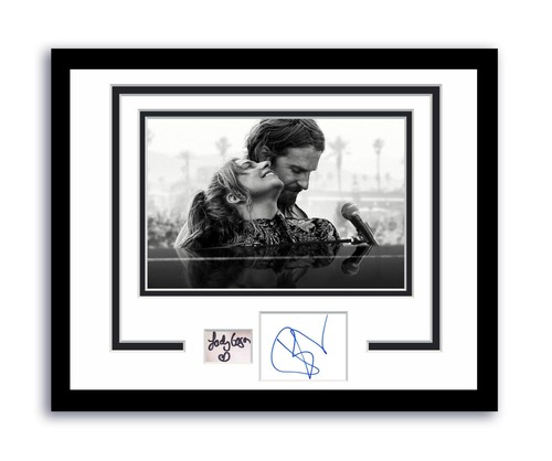 A Star Is Born Autograph Signed 11x14 Framed Photo Lady Gaga Bradley Cooper ACOA