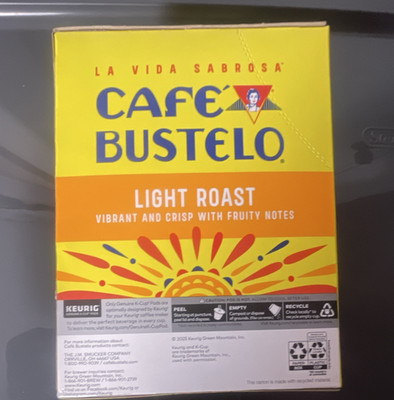 Café Bustelo Light Roast Fruity Notes Keurig Coffee Pods & Capsules 22 Pack