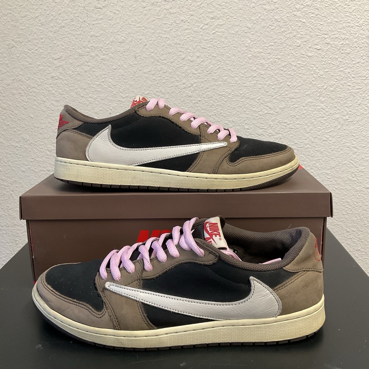 Size 13 Jordan x Travis Scott Low Mocha