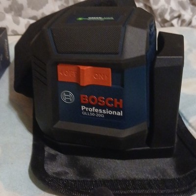 Bosch GLL50-20G Green Laser Cross-Line Laser Level w/ Pouch Blue/Black