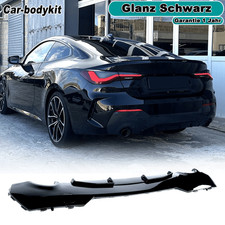 Sport Heckansatz Heckspoiler Diffusor Glanz Schwarz passt für 4er BMW G22 G23