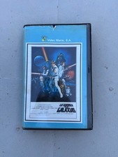 VHS Star Wars A New Hope 1981 Video Marte S.A. First Spanish Edition Rental Rare