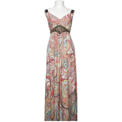 Bodyflirt Boutique, Maxikleid, Größe: 36/38, Rot/Blau/Gelb/Mehrfarbig #HUT