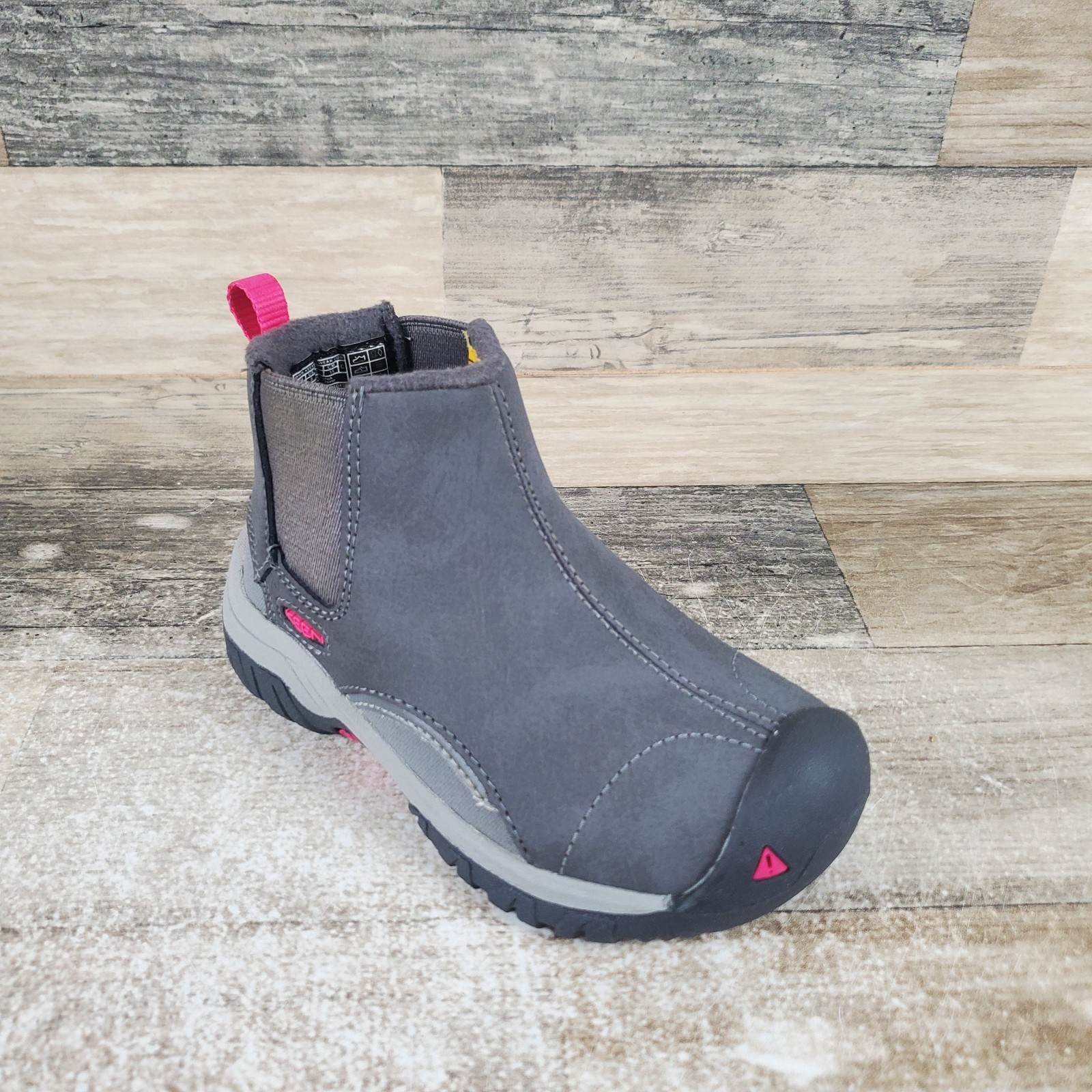 Stivaletti invernali Keen Kootenay III per bambini Chelsea taglia 8 in pelle