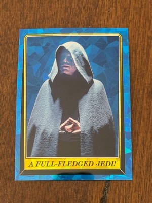2023 Topps Chrome Sapphire Star Wars ROTJ A Full-Fledged Jedi! #211