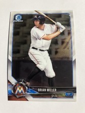 Brian Miller 2018 Bowman Chrome Prospect #BCP60 Miami Marlins